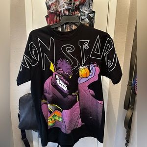 VTG Space Jam Vintage 1996 Monstars Movie Promo T-shirt Sz XL FREEZE NY